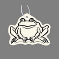 Paper Air Freshener Tag W/ Tab - Bull Frog (Front View)